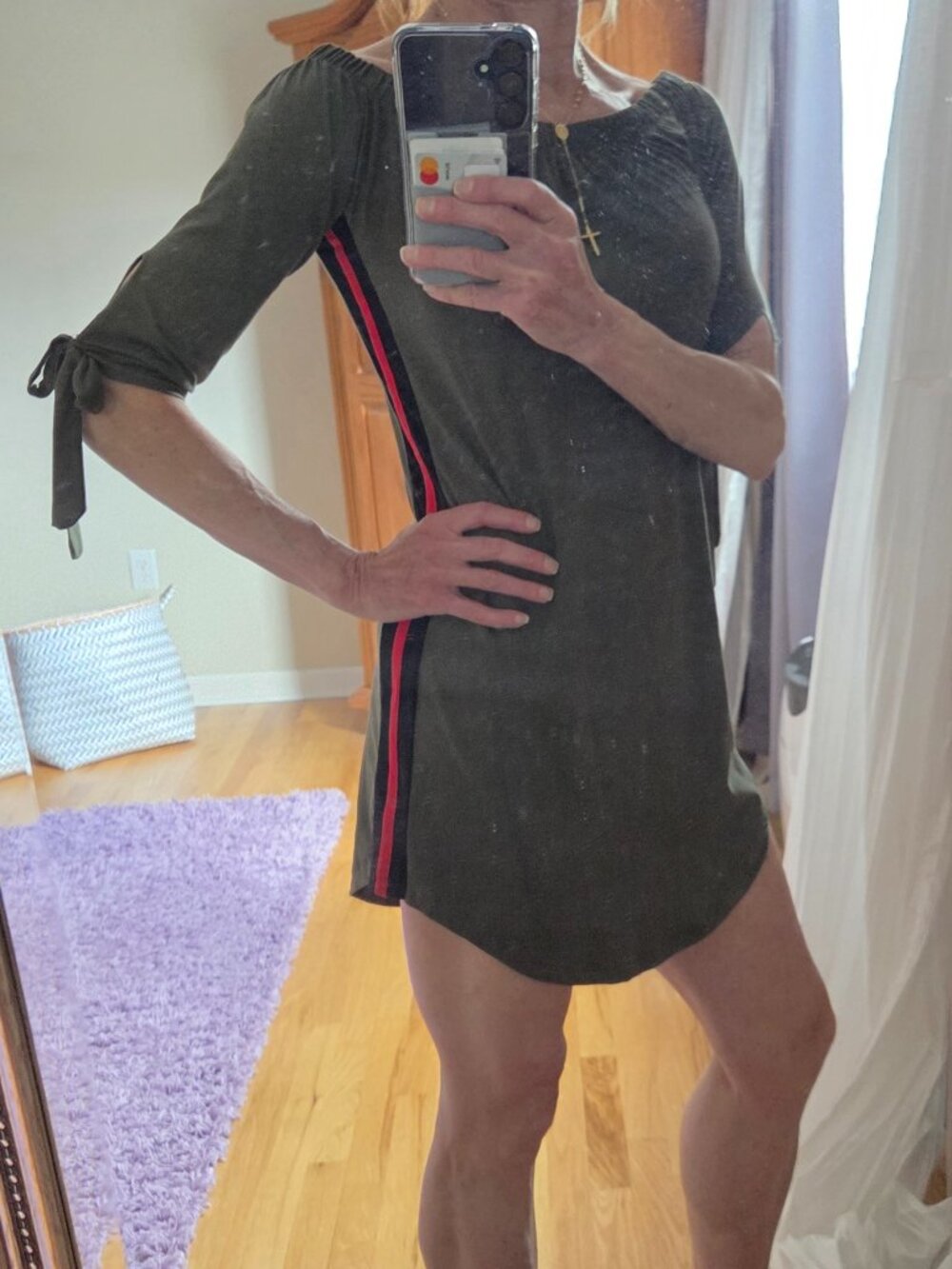 Off the shoulder dress